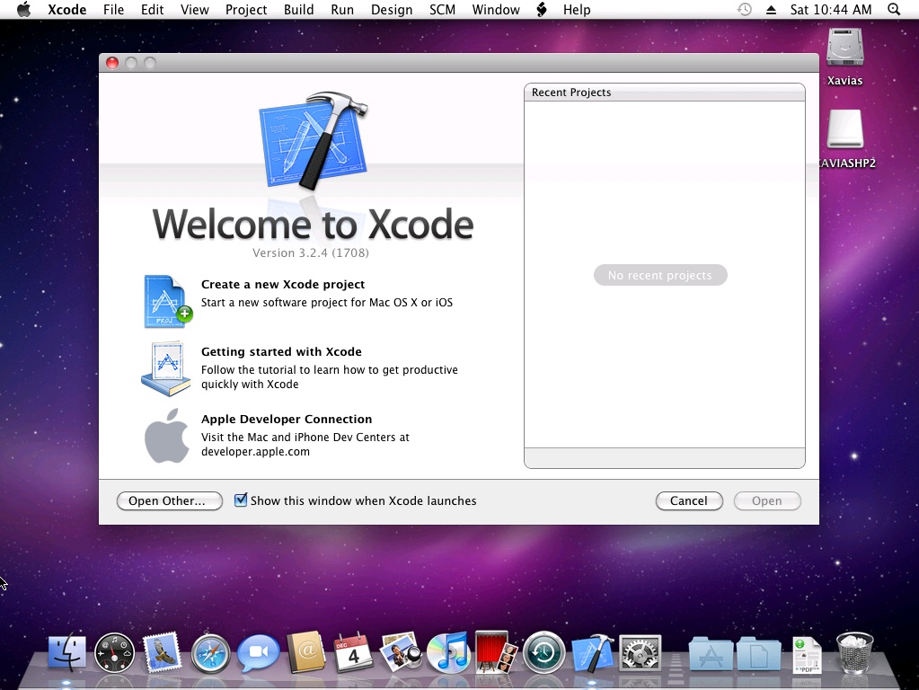 Open Xcode